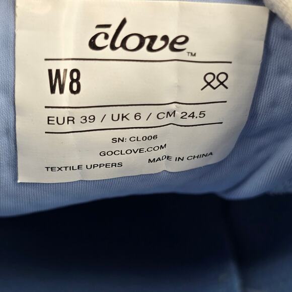 Clove Shoes Womens 8 Light Gray Low Top Drawstring Professional Nursing Sneakers - Picture 1 of 9